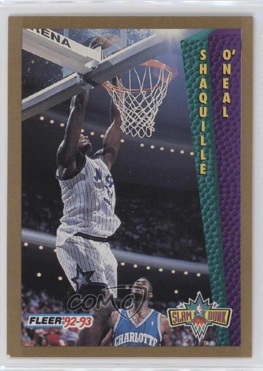 1992-93 Fleer Slam Dunk Shaquille O'Neal #298 Rookie RC HOF