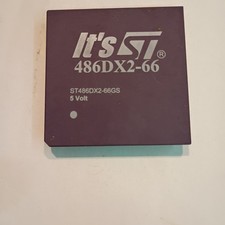 It's ST ST486DX2-66GS 486DX2-66 Rare Vintage Collectors CPU