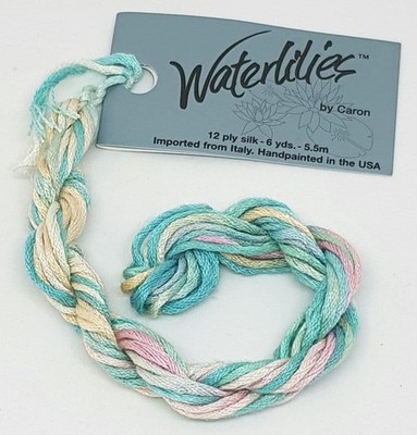 Caron Waterlilies - 12 Ply Hand Dyed Variegated Silk Thread - 097 Baby's Breath