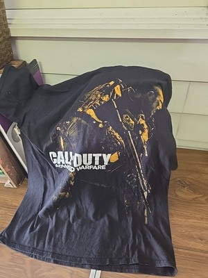 Call of Duty 2014 Advanced Warfare Graphic Video Game Promo Mens Shirt large