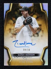 2024 Topps Five Star Auto Gold 4/10 Randy Johnson #FSA-RJ2 Auto HOF hn4