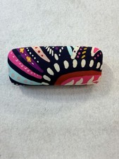 Vera Bradley Case Womens Blue Floral Hard Shell Eyeglasses Sunglasses CASE ONLY