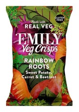 Emily Rainbow Roots Veg Crisps 100g - 8 Pack