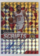 2020-21 Panini Mosaic Rookie Scripts Gold Prizm Anthony Lamb #RS-ALB Auto 06qq