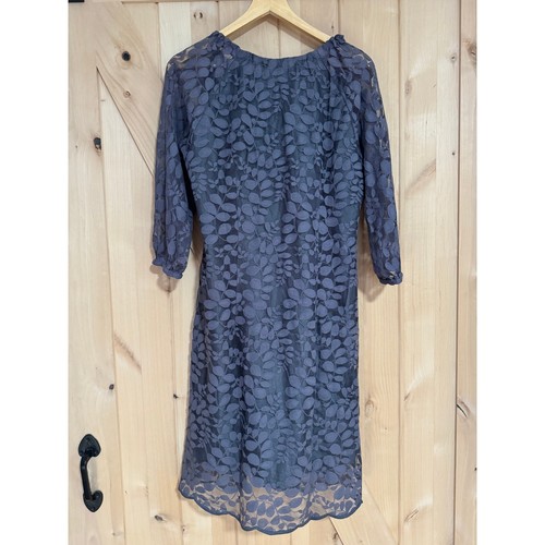 Garnet Hill | Boheme Easy Lace Dress in Gray | Size 12/14 - 第 9/12 張圖片