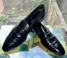 Prada Mens Black Dress Loafers US 10