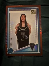 2025 Panini Donruss WNBA #90 Kaitlyn Chen Red Holo /299 Rated Rookie RC