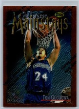 1996-97 Topps Tom Gugliotta Bronze MainStays w/Peel #184 Minnesota Timberwolves