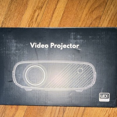 Elephas BL128-Mini LED Desktop Video Projector White 27W AC 100-240V