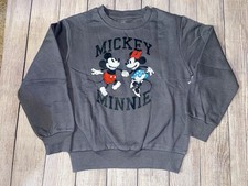 New Disney Mickey  Minnie Printed Sweatshirt Girls Medium 7/8