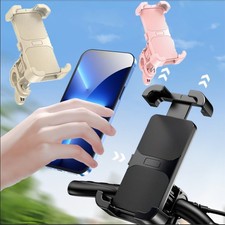 Motorcycle Phone Mount Auto Lock Anti-Shake Bike Phone Holder Bicycle Handlebar