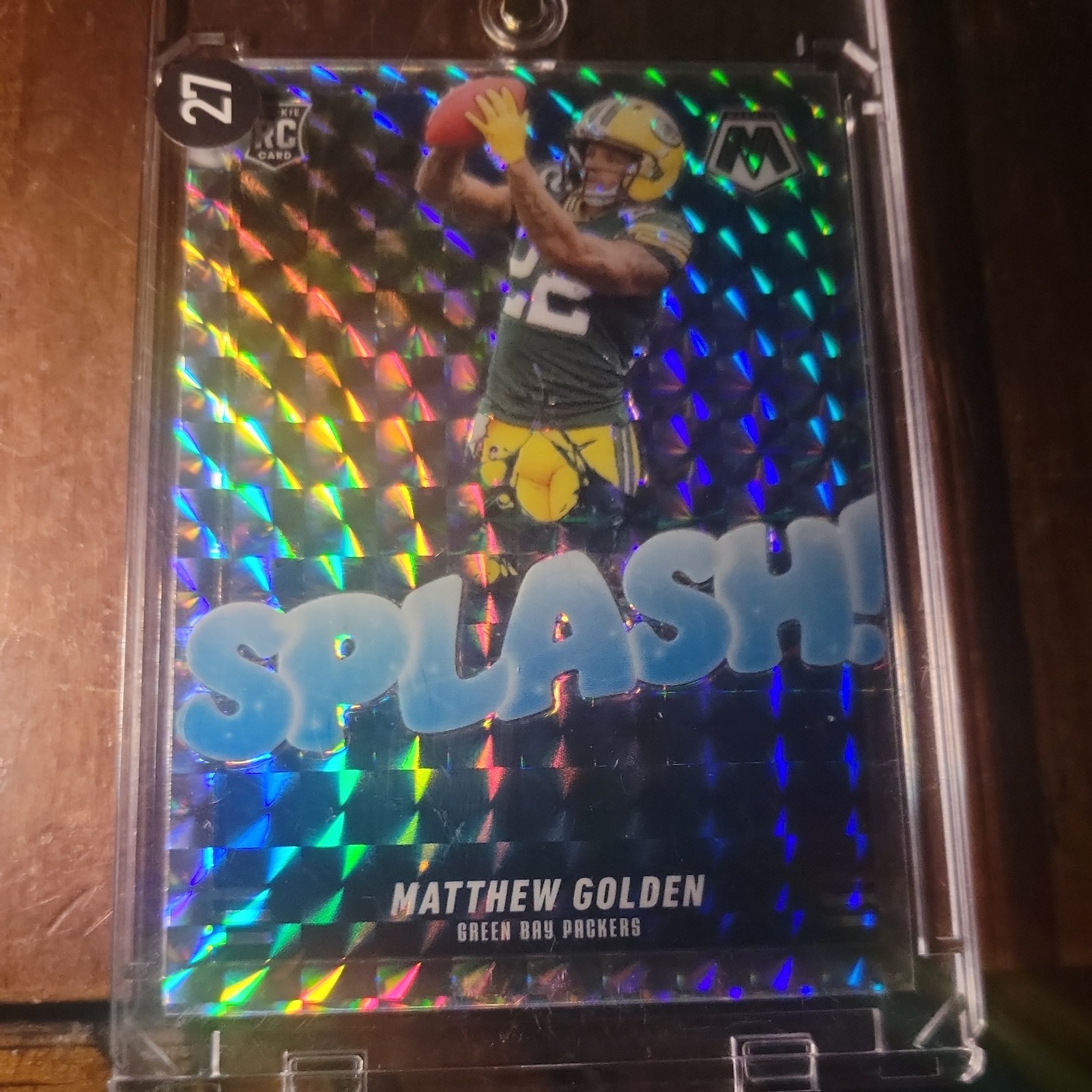 2025 Panini Mosaic - Splash Mosaic Matthew Golden #19 Silver Prizm (RC)
