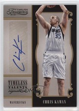 2012-13 Panini Timeless Treasures Talents Signatures 44/99 Chris Kaman Auto 0v24
