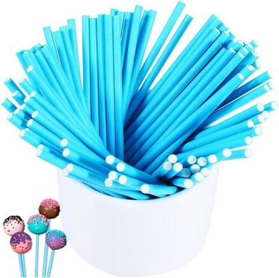 100 Stück/Set Bunte Stäbchen Cake Pop Stäbchen für Süßigkeiten, Süße Schokola...