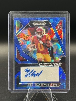 2024 Panini Prizm Draft Picks - Saturday Star Signatures Auto Marshawn Lloyd /75
