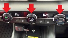 Oem Honda 2022- Civic Type-r Fl5 Dial Climate Control Knob 3pcs Black Package