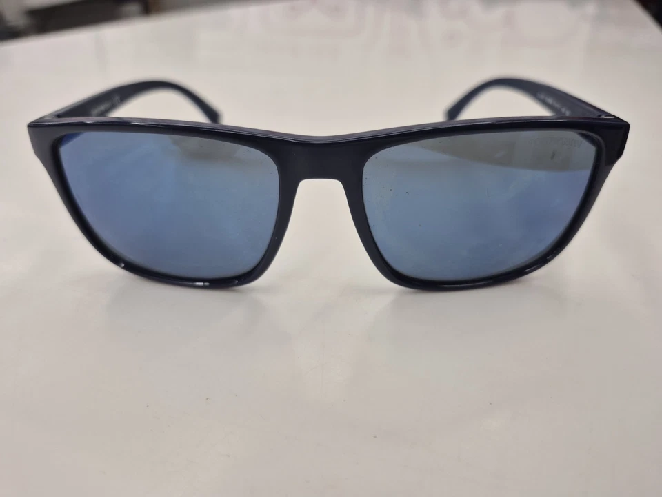 Gafas de sol Emporio Armani cuadradas para hombre EA4087 5059/96 azul 3N lentes azules Foto 2 de 4