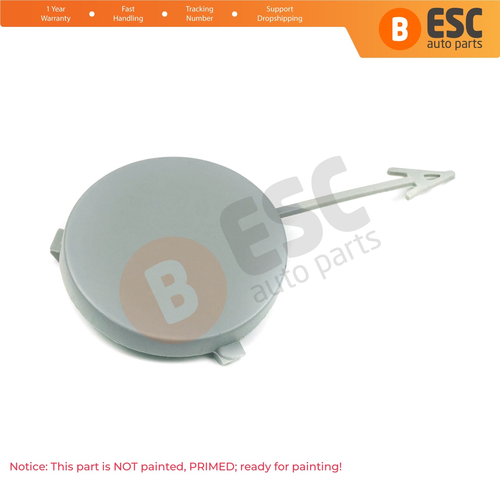 ESC ESP711 Front Bumper Tow Bar Eye Cover 1S7117A989DF for Ford Mondeo MK3