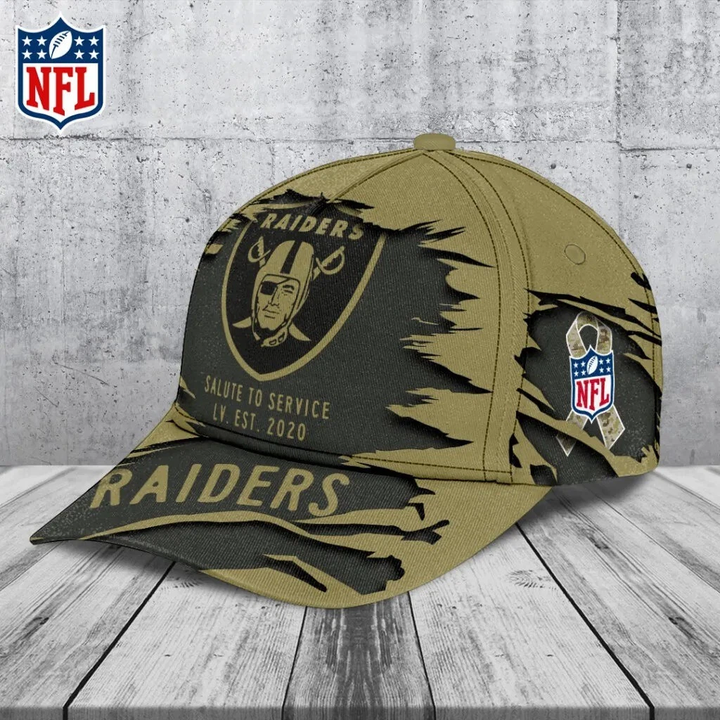 Raiders 2025 Salute to Service  Cap