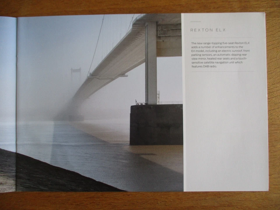 Ssangyong Rexton UK Sales Brochure (2016) - Image 4 of 4