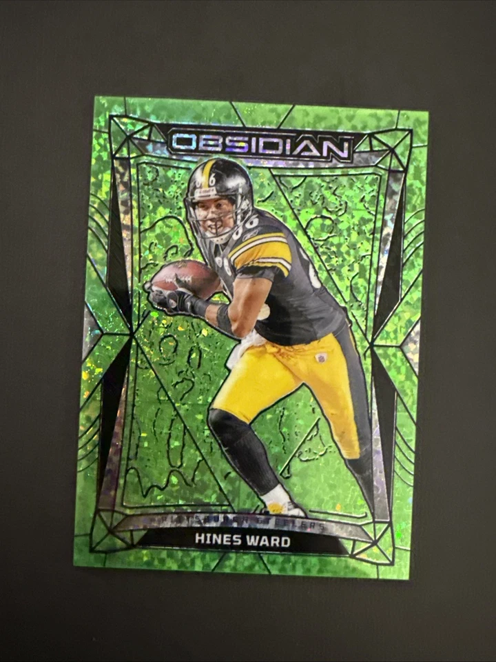 2024 Panini Obsidian Hines Ward #169 Green 3/6 - Image 3 of 4
