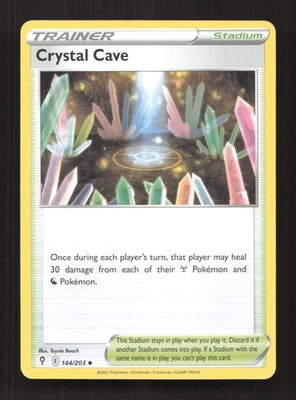 Crystal Cave 144/203 Uncommon Evolving Skies Pokemon Near Mint