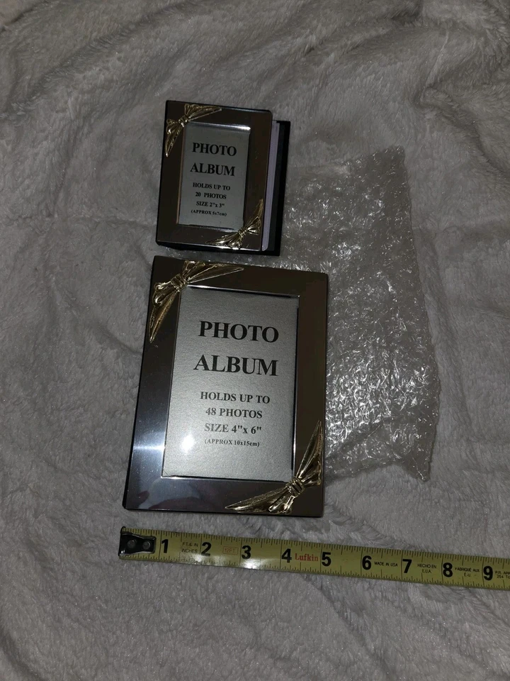 JUEGO ÁLBUM DE FOTOS CON CUBIERTA DE MARCO PLATEADO Y ARCO PARA 68 FOTOS Foto 4 de 4