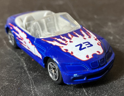 Blue 1997 BMW Z3 - Loose Matchbox Stars & Stripes 1:57 Diecast 5/75 - CLEAN NM