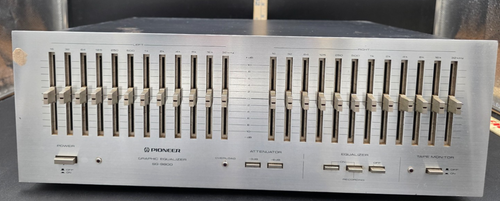 Égaliseur Graphique Vintage Pioneer SG-9800 (Japon) - S'allume, À Tester Pour Audio Nostalgie
