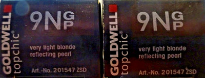 Goldwell Topchic Permanent Hair Color 9NGP HELL-HELLBLOND 2 X 60 ml = 120 ml