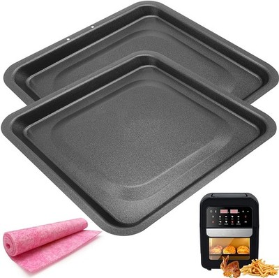 2PCS Air Fryer Drip Tray for Instant Vortex Plus Air fryers, Premium Rectangu...