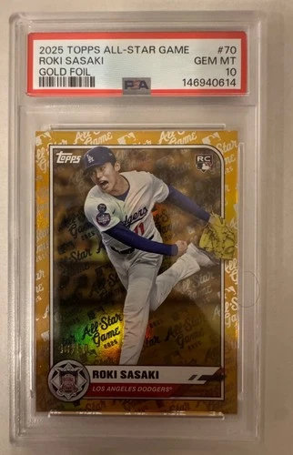 2025 Topps Roki Sasaki Base (PSA 10)