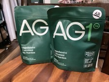 Genuine 2x Bags AG1 Athletic Greens PowderPouch 12.7oz 360g 30 Day Supply 07/28