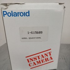 Polaroid Instant Camera M 635 CL Educational Camera Teacher Rare Rainbow Vintage