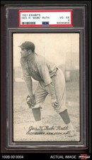 1921 Exhibits Babe Ruth HOF PSA 4 - VG/EX