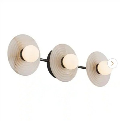 Alora Dahlia Luxury 22'' Vanity Wall Light Vintage Brass/ Alabaster. WV346322VBAR