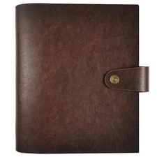 Genuine Leather Photo Album 4x6 for 200 Photos, Scrapbook with Writing Space ...