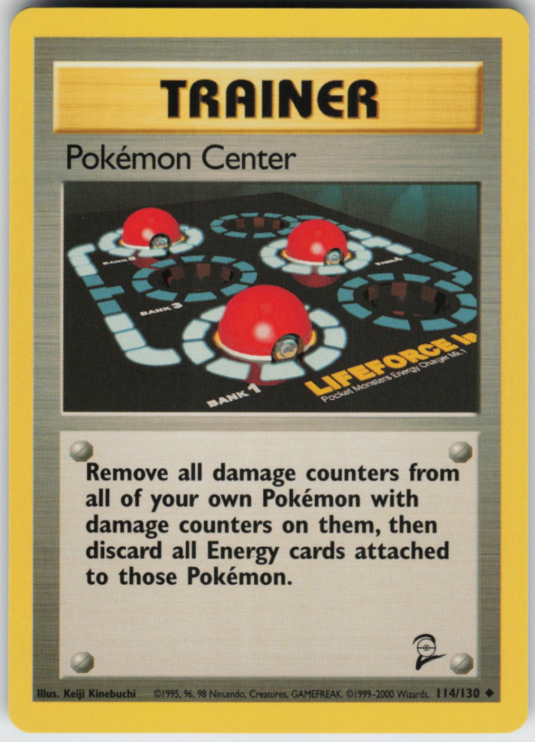 Pokemon TCG Pokemon Center 114/130 Base Set 2 Uncommon card Normal LP