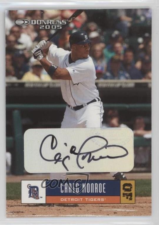 2005 Donruss Auto Craig Monroe #181 Auto 0v1