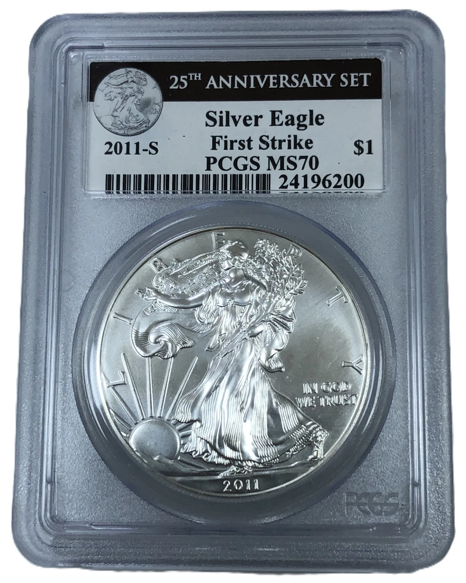 American Eagle MS 70 Graded 2011 Silver Bullion Coins for sale | eBay