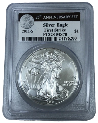 Photo of a 2011-S American Silver Eagle from an eBay sale