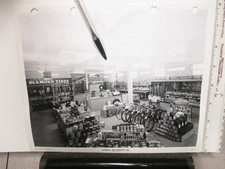 Aurora 1930s car part store display photo pedal car tricycle Monark bicycle