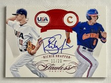 2016 Panini Flawless Transitions Richie Shaffer 16U National Team Auto 11/20