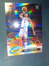 2023-24 Panini Premium Stock -Amen  Thompson Attack the Rack  #9  Prizm (RC)