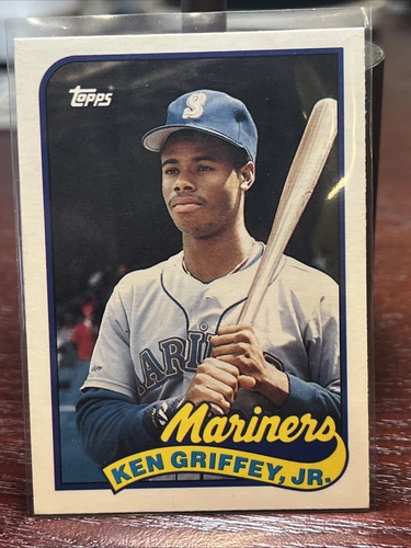 1989 Topps Traded Ken Griffey Jr Rookie Card RC #41T Seattle Mariners NM+