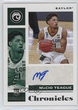2021-22 Panini Chronicles Draft Picks Rookie Signatures MaCio Teague Auto 16uo