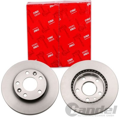 2X TRW BREMSSCHEIBEN 269mm BELÜFTET VORNE PASSEND FÜR DACIA DUSTER RENAULT