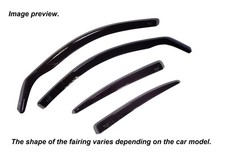 Dacia SANDERO STEPWAY 4d 2020+ Smoke Window Visors Wind Deflectors HEKO 4pc
