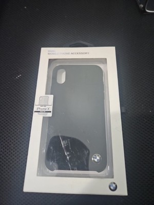 BMW M CG Mobile Phone LeatherCase Black For iPhone X