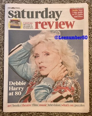 The Times Saturday Review Debbie Harry At 80 18/10/25 Blondie Joanna Page